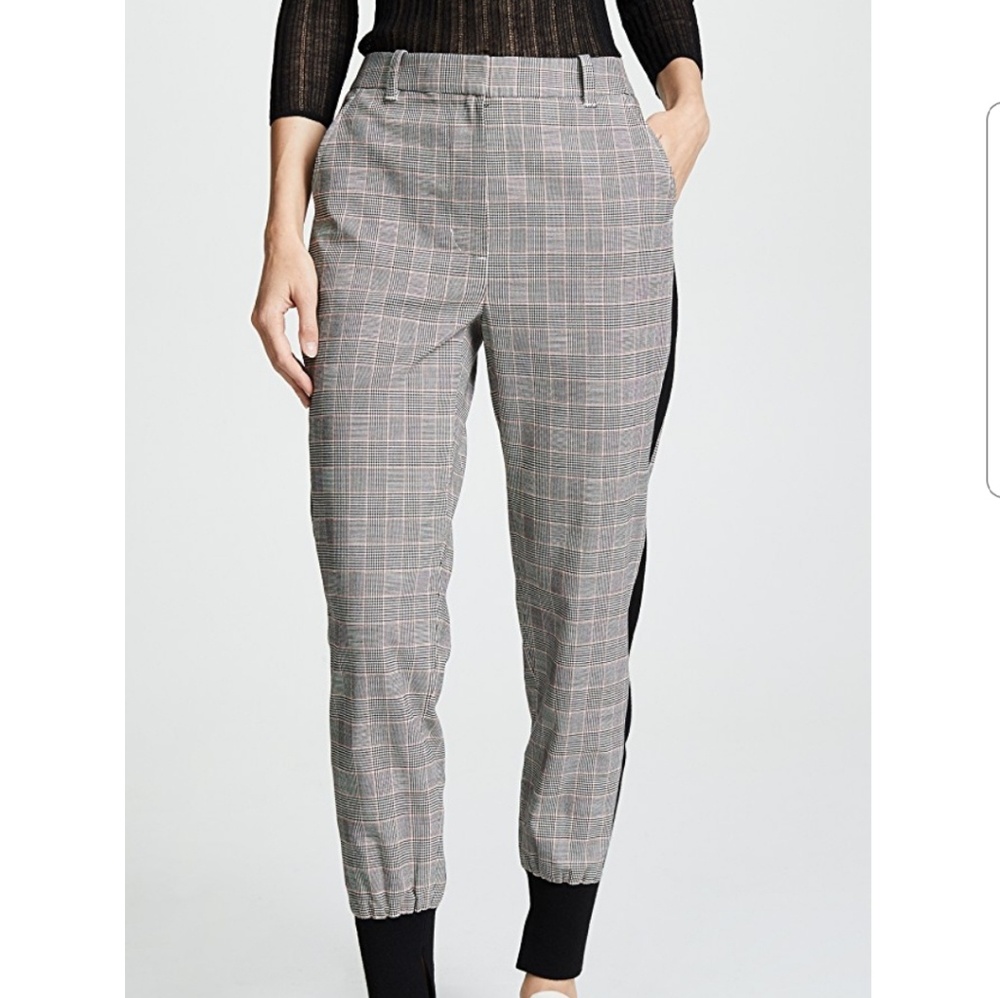 NWT 3.1 Phillip Lim Checked Wool Jogger